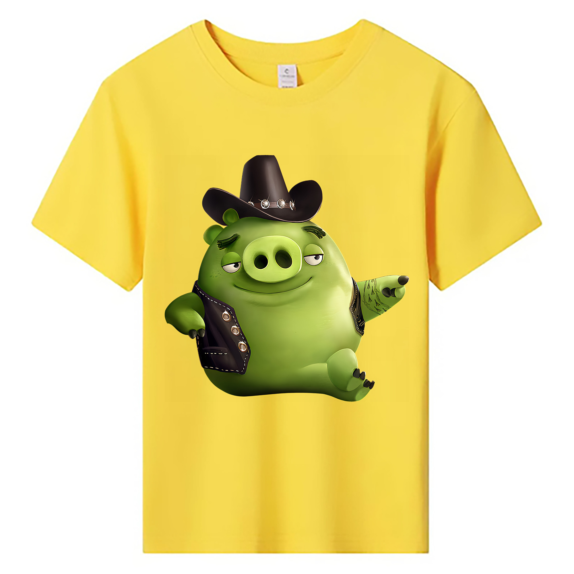 （画像用） Angry Birds アングリーバード 綿100％キッズTシャツ（フロントプリント）