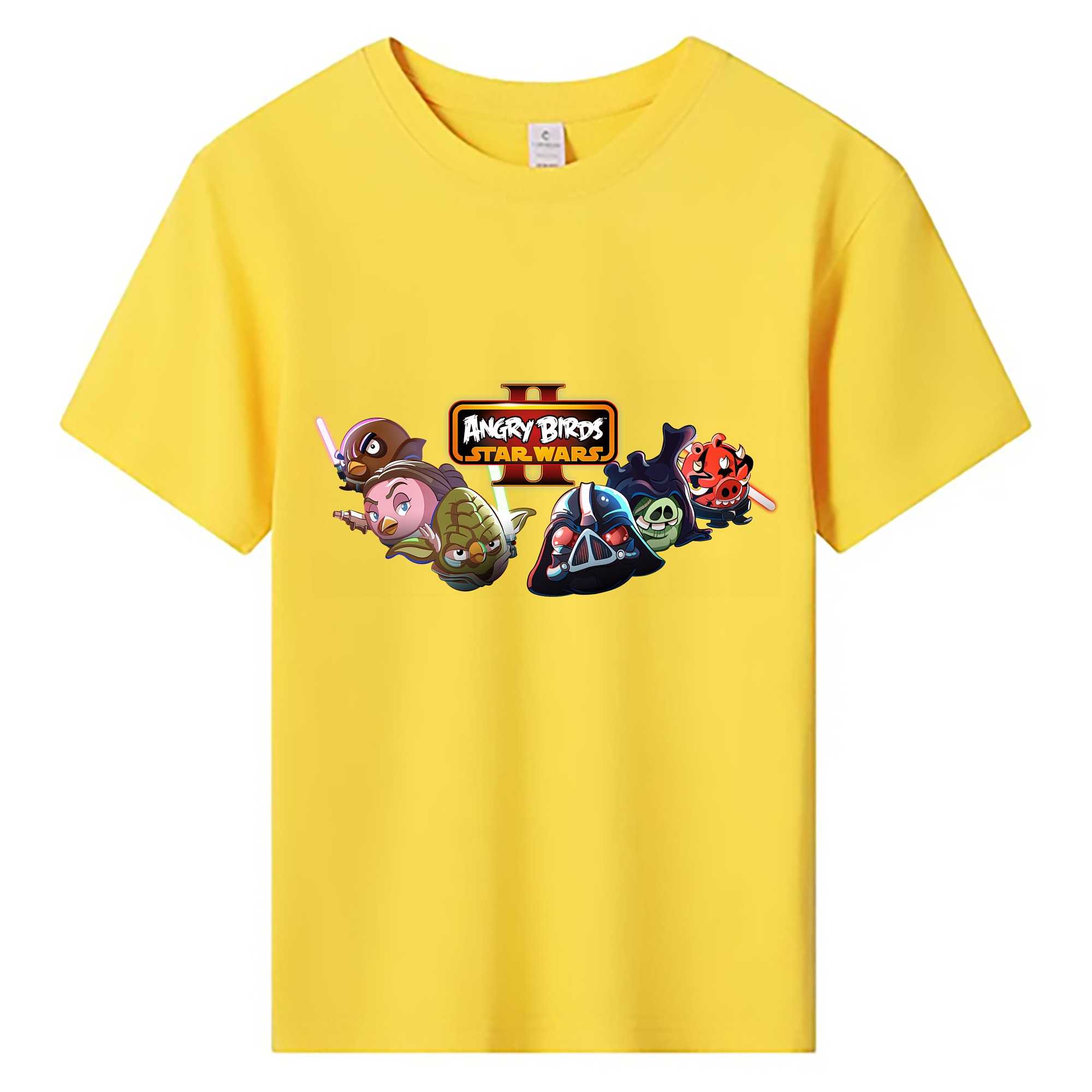 （画像用） Angry Birds アングリーバード 綿100％キッズTシャツ（フロントプリント）