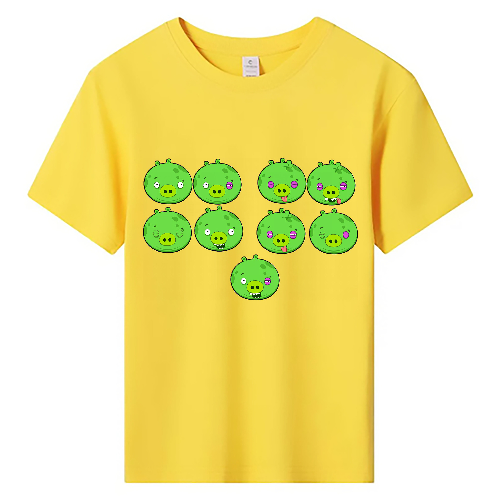 （画像用） Angry Birds アングリーバード 綿100％キッズTシャツ（フロントプリント）