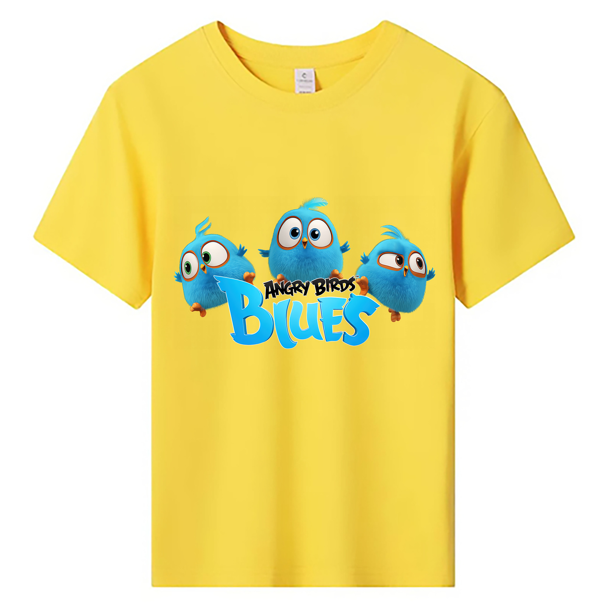 （画像用） Angry Birds アングリーバード 綿100％キッズTシャツ（フロントプリント）