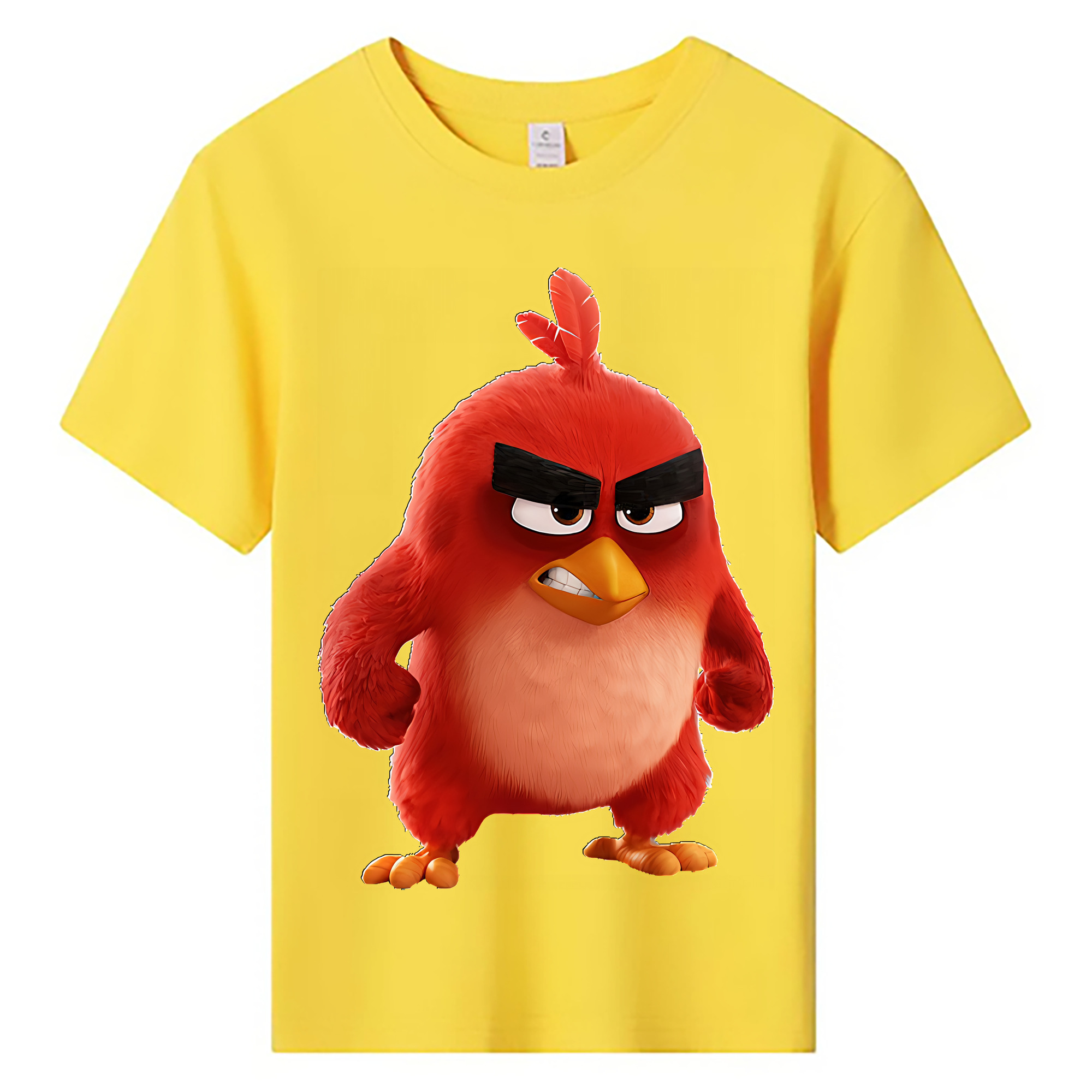 （画像用） Angry Birds アングリーバード 綿100％キッズTシャツ（フロントプリント）