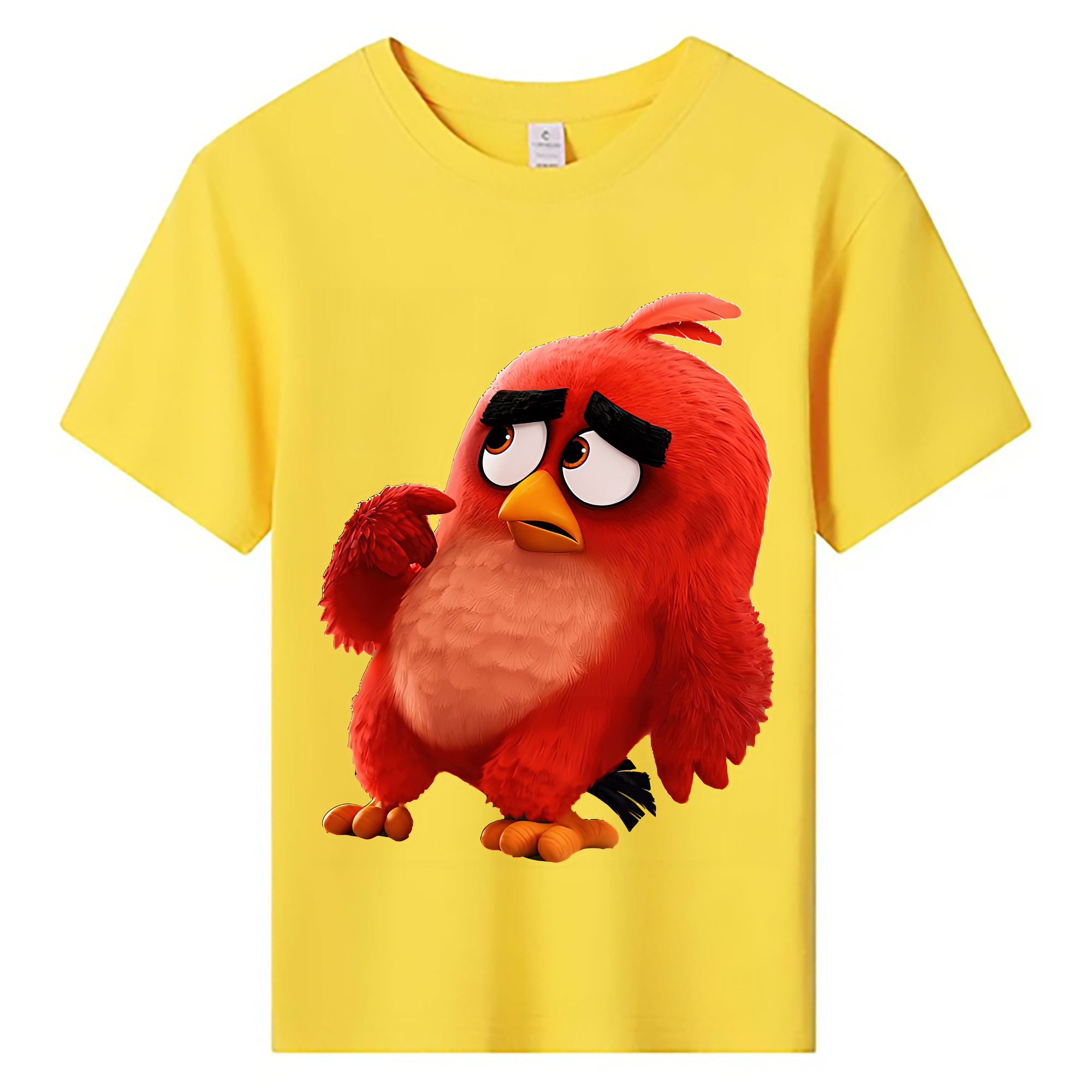 （画像用） Angry Birds アングリーバード 綿100％キッズTシャツ（フロントプリント）