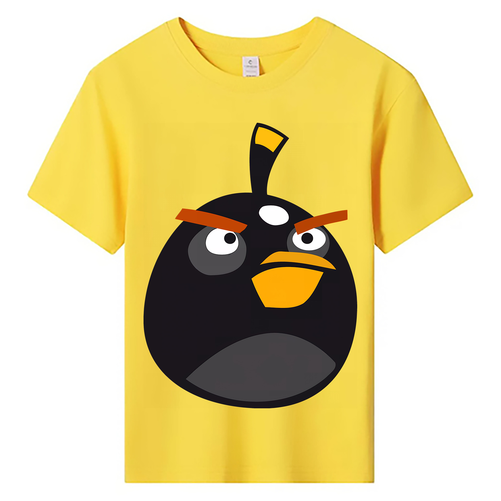 （画像用） Angry Birds アングリーバード 綿100％キッズTシャツ（フロントプリント）