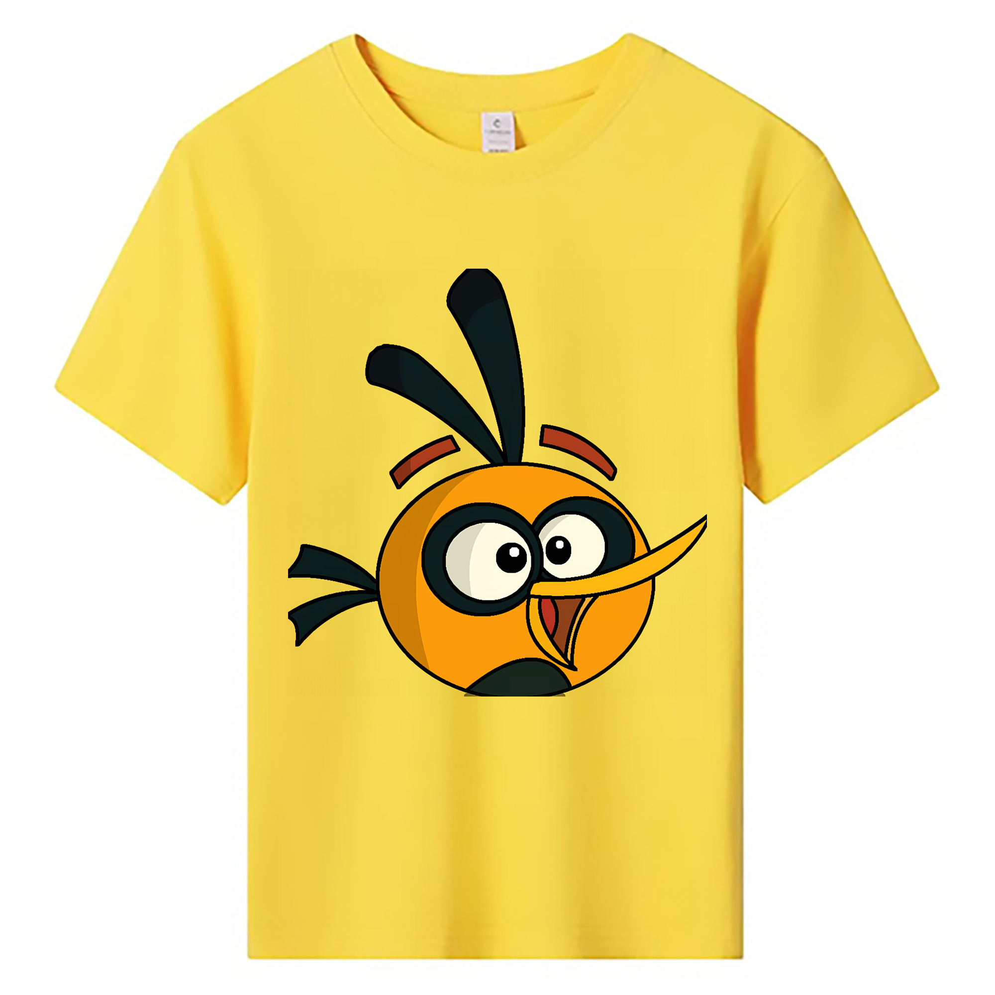 （画像用） Angry Birds アングリーバード 綿100％キッズTシャツ（フロントプリント）
