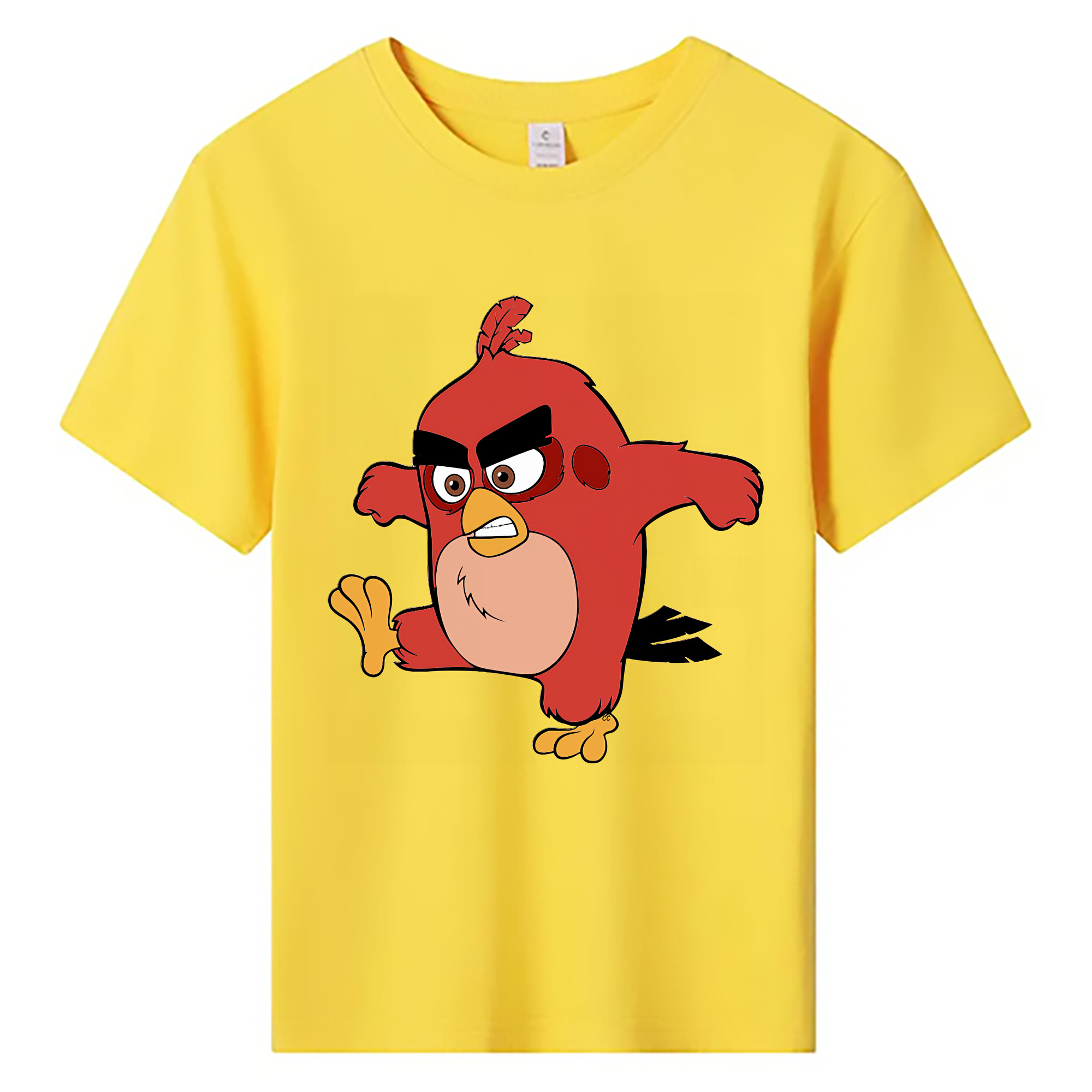 （画像用） Angry Birds アングリーバード 綿100％キッズTシャツ（フロントプリント）
