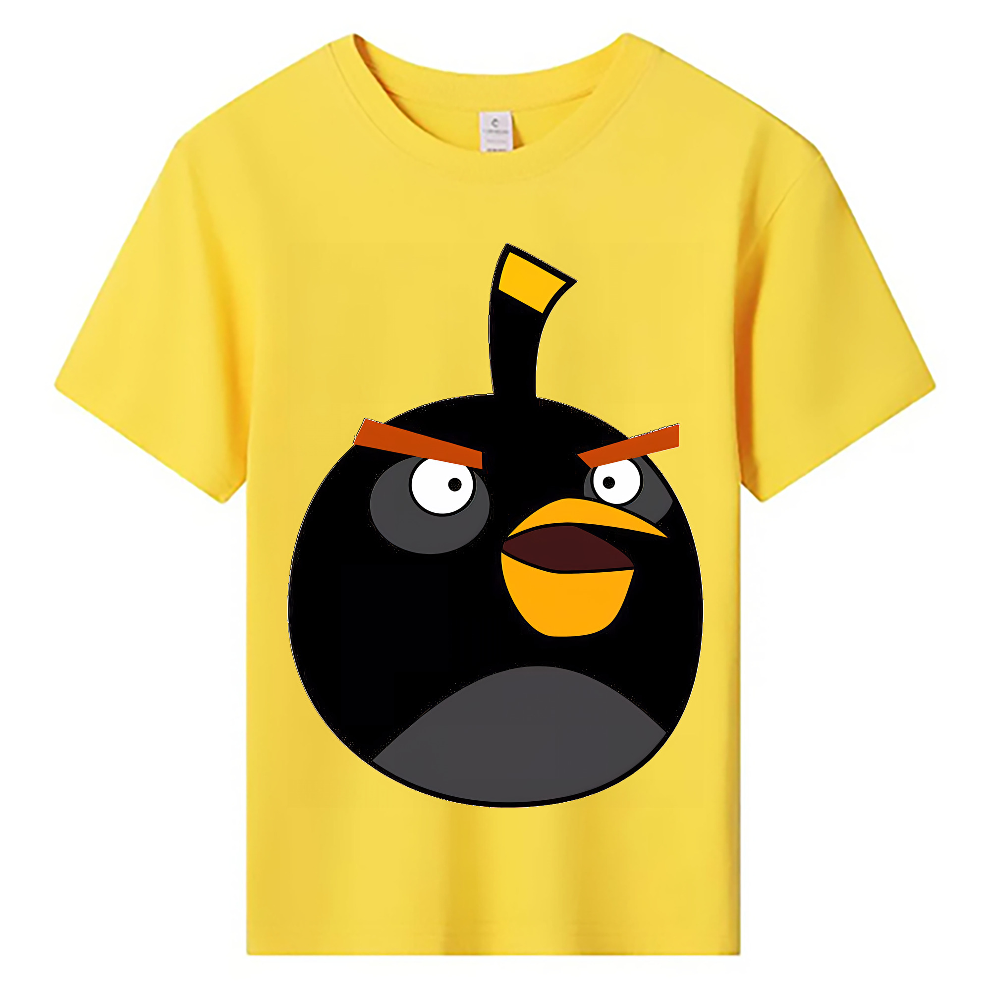 （画像用） Angry Birds アングリーバード 綿100％キッズTシャツ（フロントプリント）