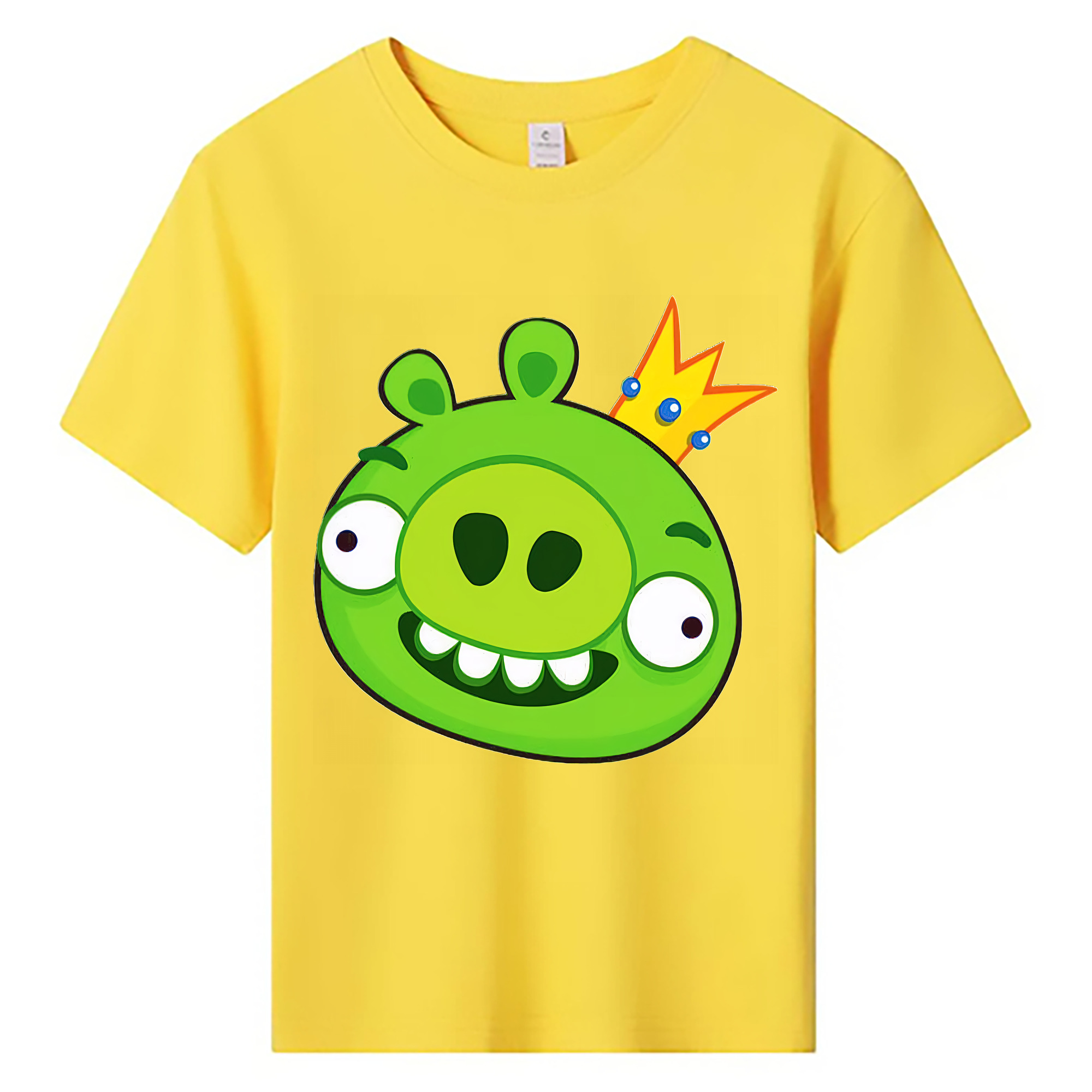 （画像用） Angry Birds アングリーバード 綿100％キッズTシャツ（フロントプリント）