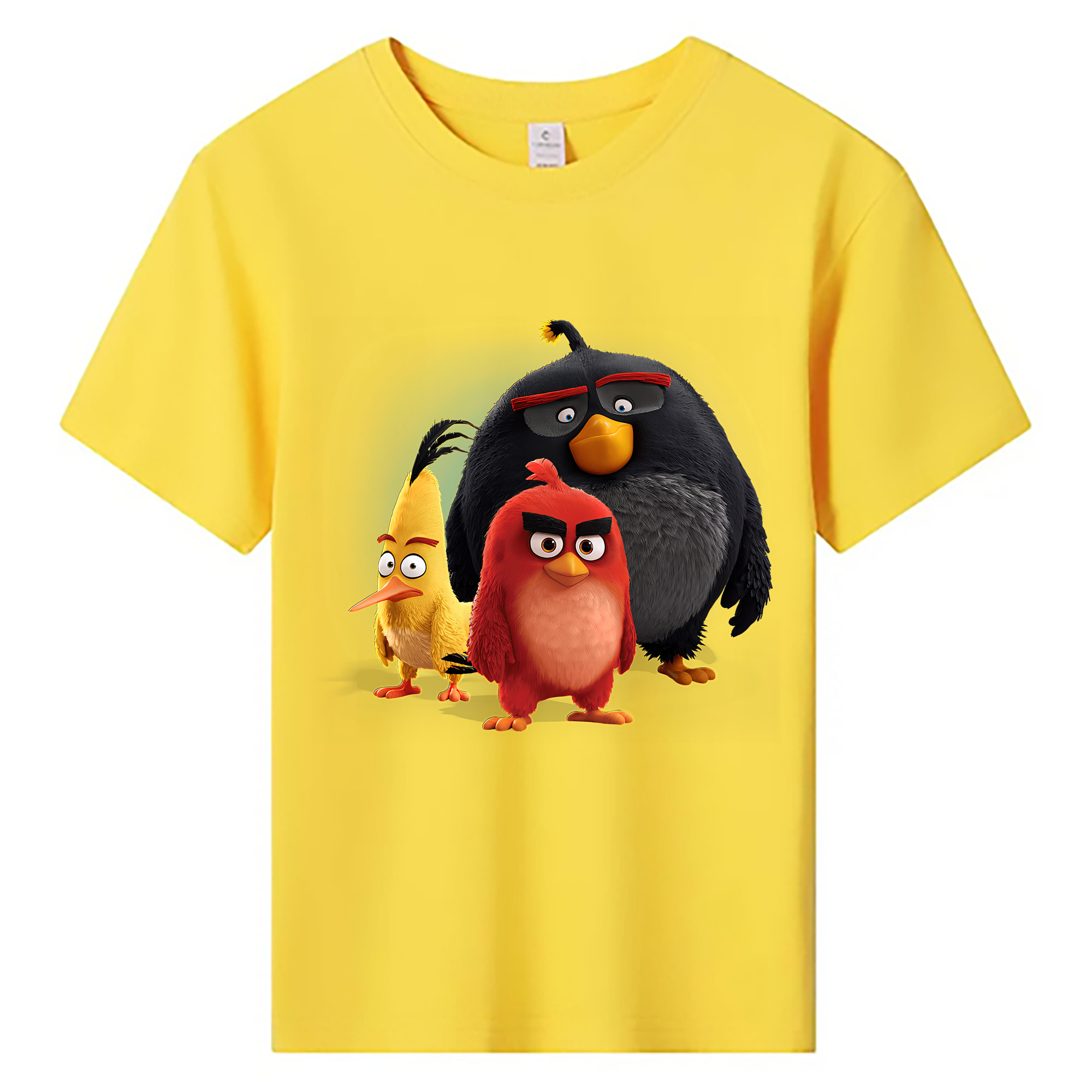 （画像用） Angry Birds アングリーバード 綿100％キッズTシャツ（フロントプリント）