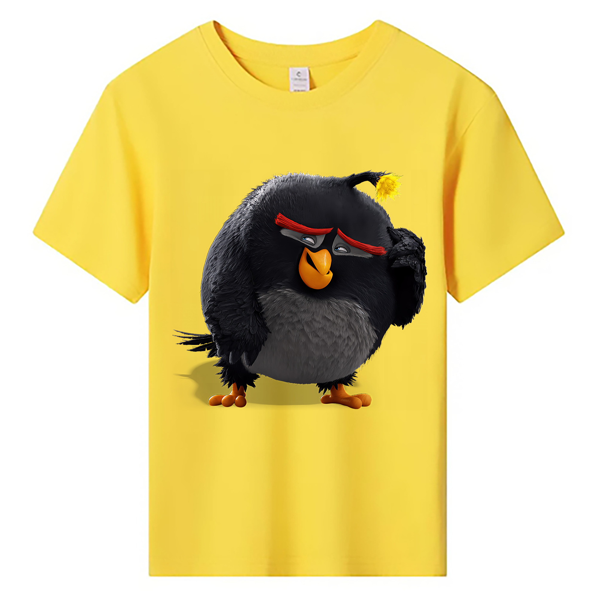 （画像用） Angry Birds アングリーバード 綿100％キッズTシャツ（フロントプリント）