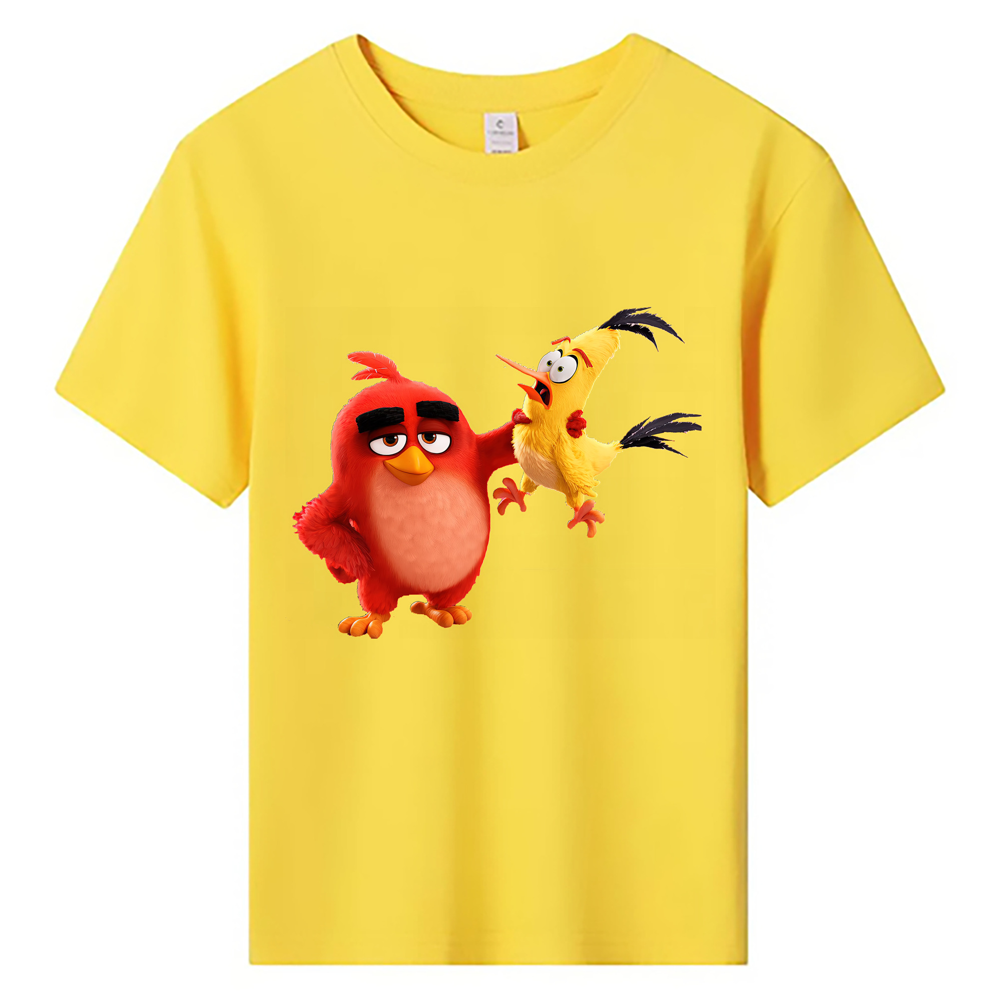 （画像用） Angry Birds アングリーバード 綿100％キッズTシャツ（フロントプリント）