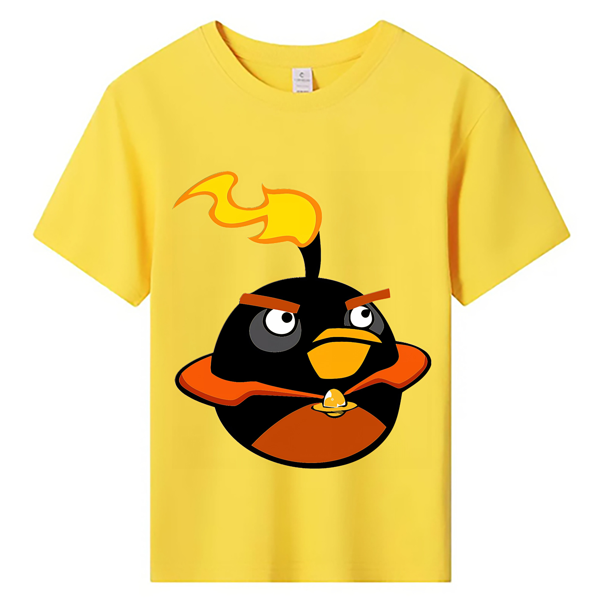 （画像用） Angry Birds アングリーバード 綿100％キッズTシャツ（フロントプリント）