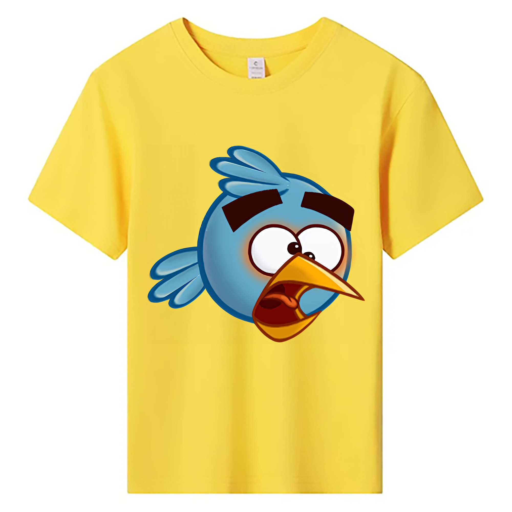 （画像用） Angry Birds アングリーバード 綿100％キッズTシャツ（フロントプリント）