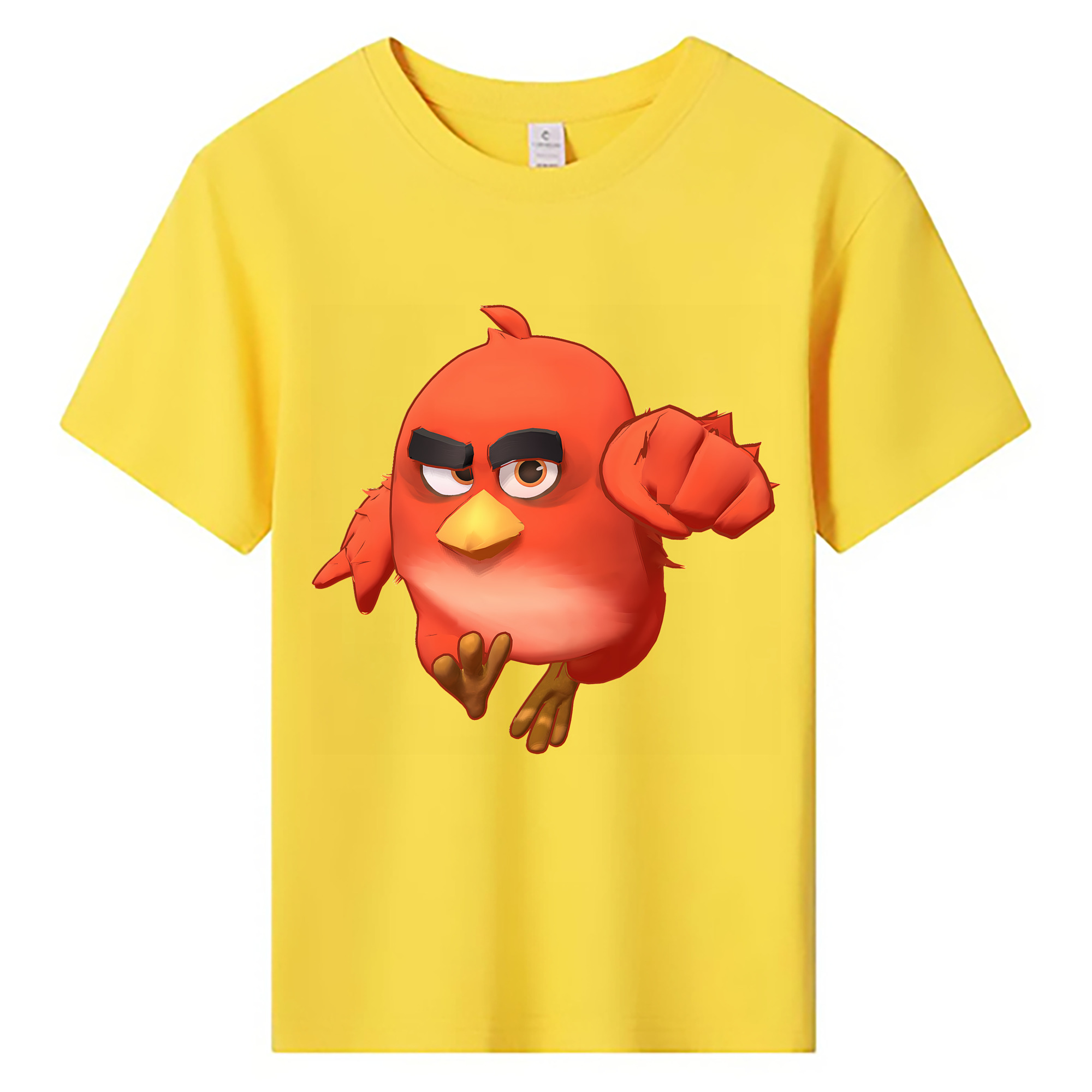 （画像用） Angry Birds アングリーバード 綿100％キッズTシャツ（フロントプリント）