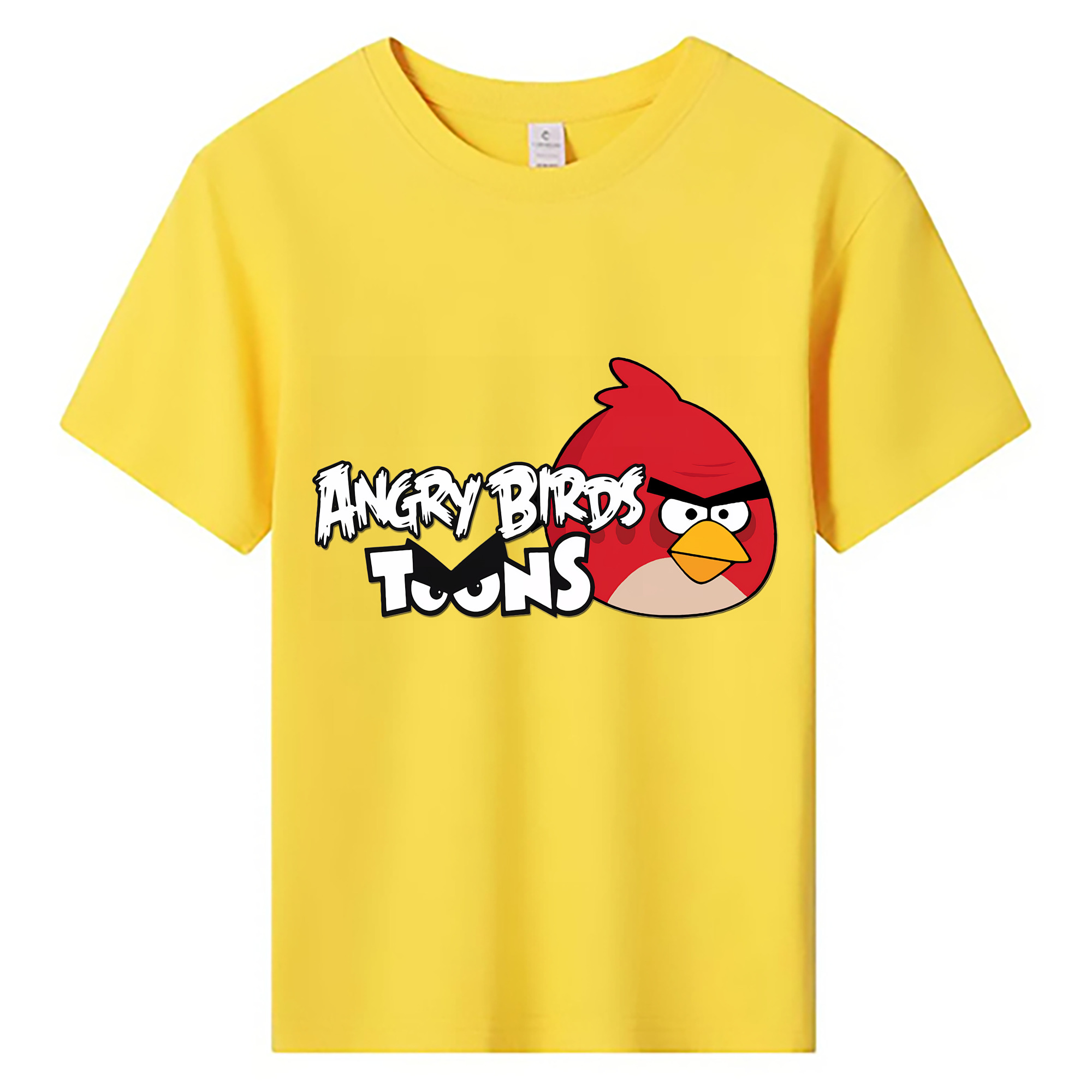 （画像用） Angry Birds アングリーバード 綿100％キッズTシャツ（フロントプリント）