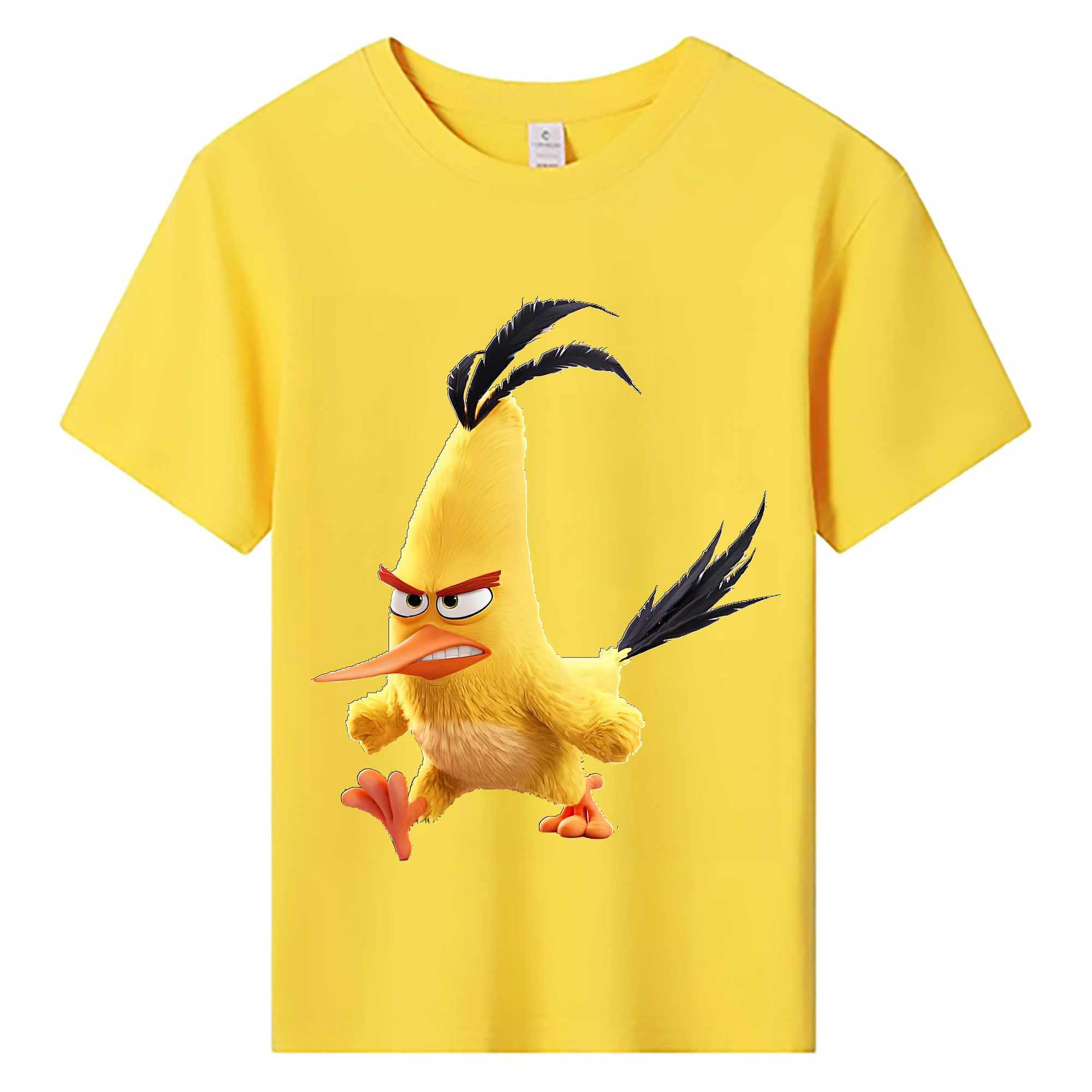 （画像用） Angry Birds アングリーバード 綿100％キッズTシャツ（フロントプリント）