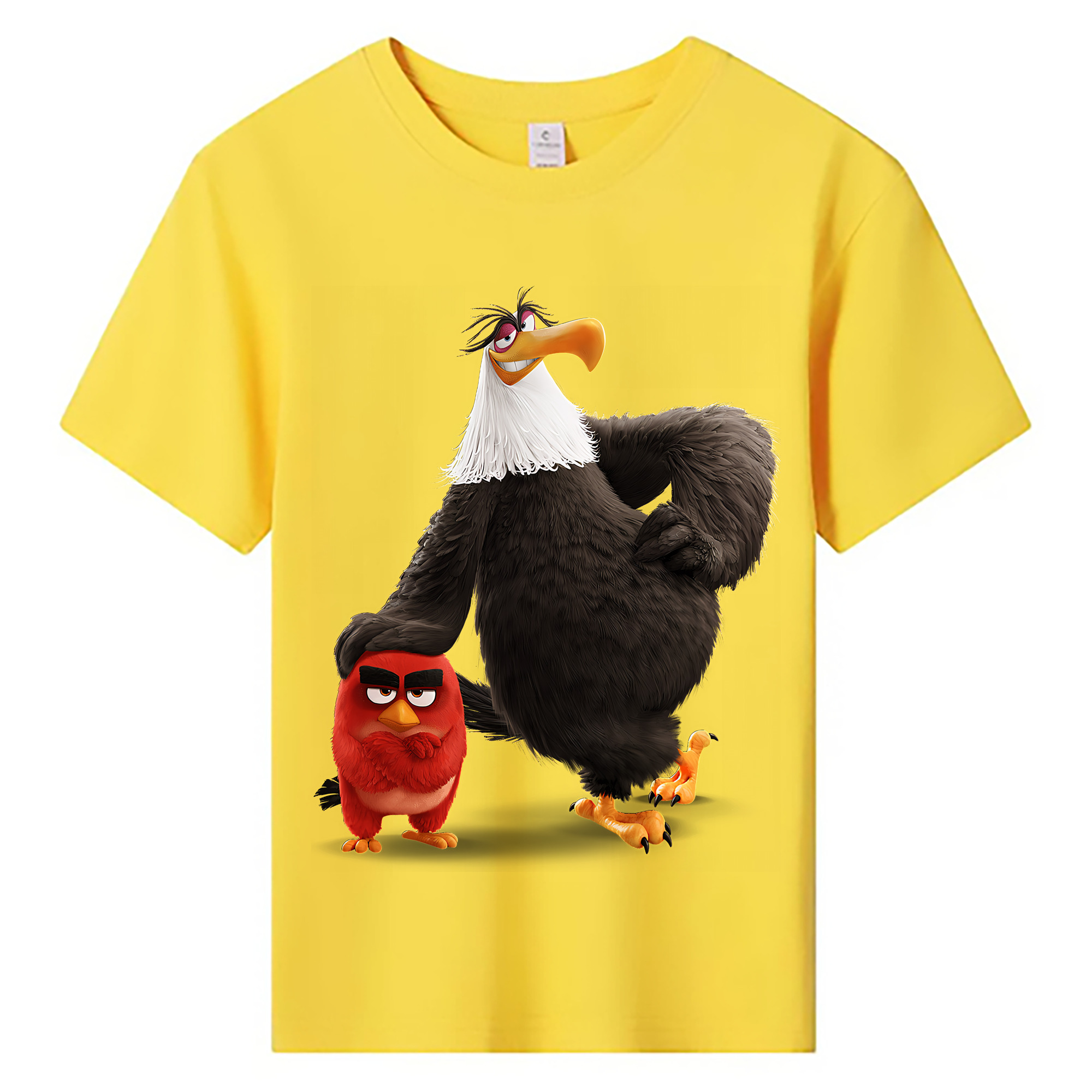 （画像用） Angry Birds アングリーバード 綿100％キッズTシャツ（フロントプリント）
