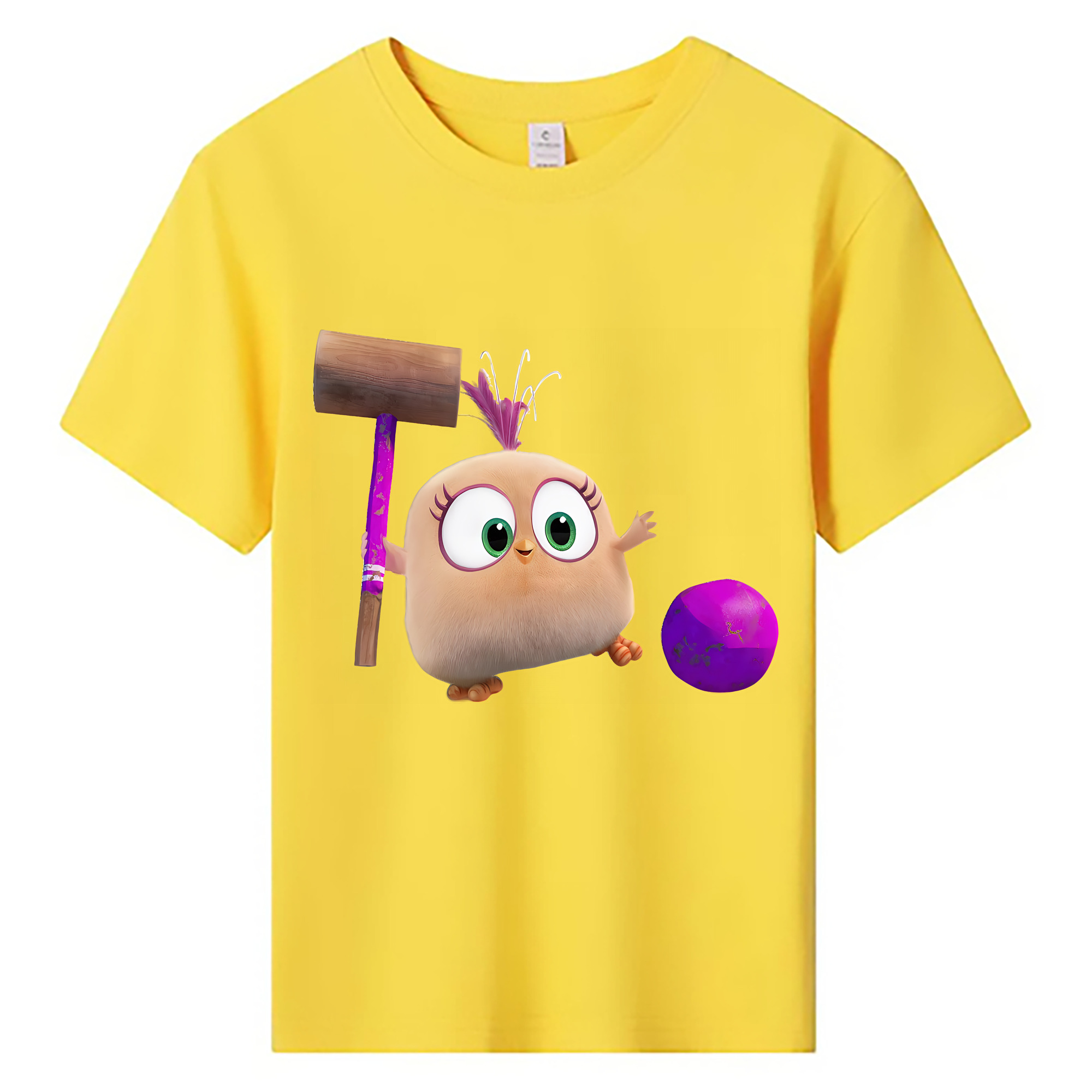 （画像用） Angry Birds アングリーバード 綿100％キッズTシャツ（フロントプリント）