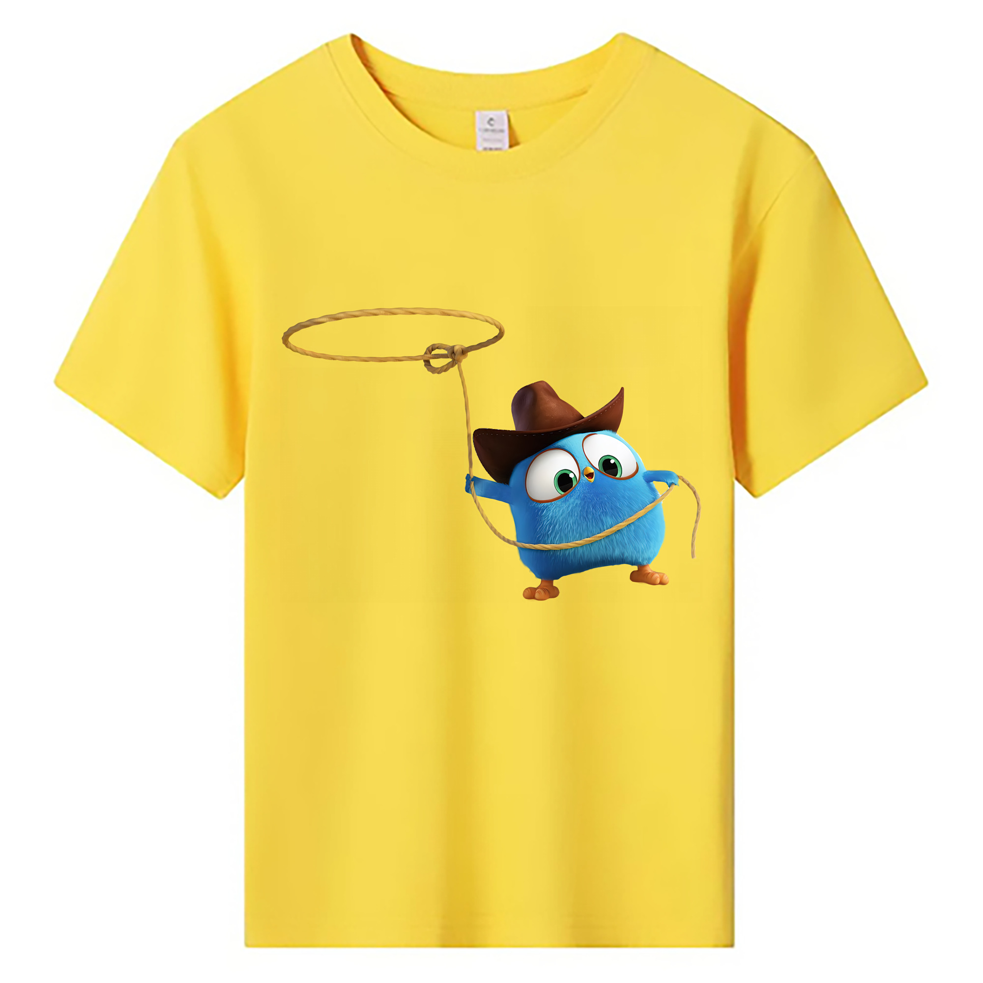 （画像用） Angry Birds アングリーバード 綿100％キッズTシャツ（フロントプリント）