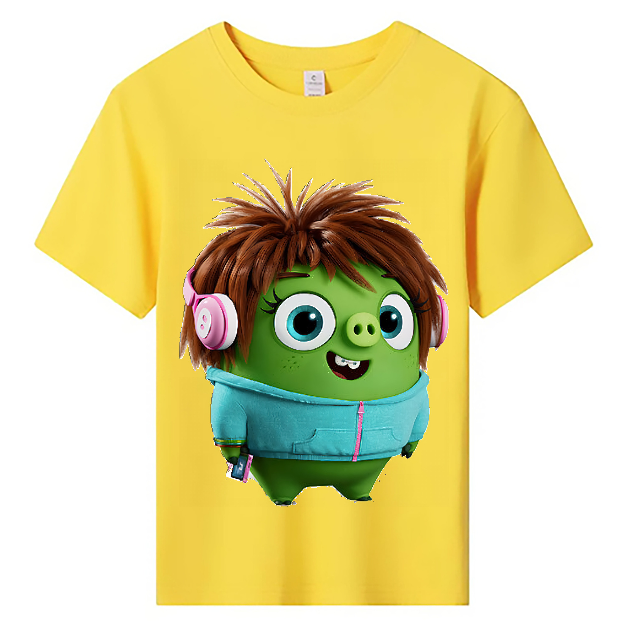 （画像用） Angry Birds アングリーバード 綿100％キッズTシャツ（フロントプリント）