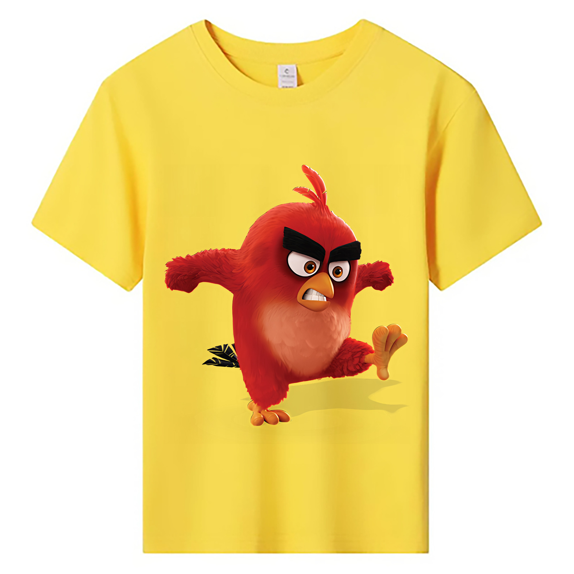 （画像用） Angry Birds アングリーバード 綿100％キッズTシャツ（フロントプリント）