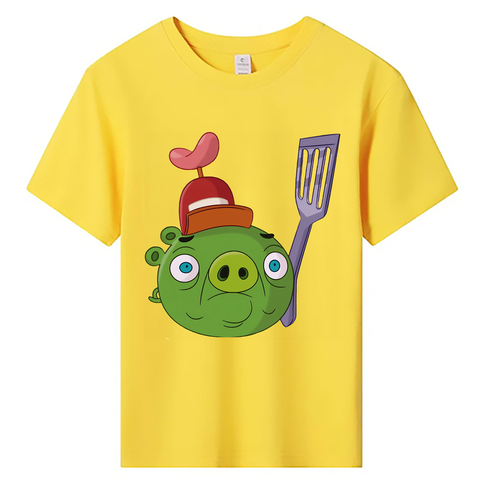 （画像用） Angry Birds アングリーバード 綿100％キッズTシャツ（フロントプリント）
