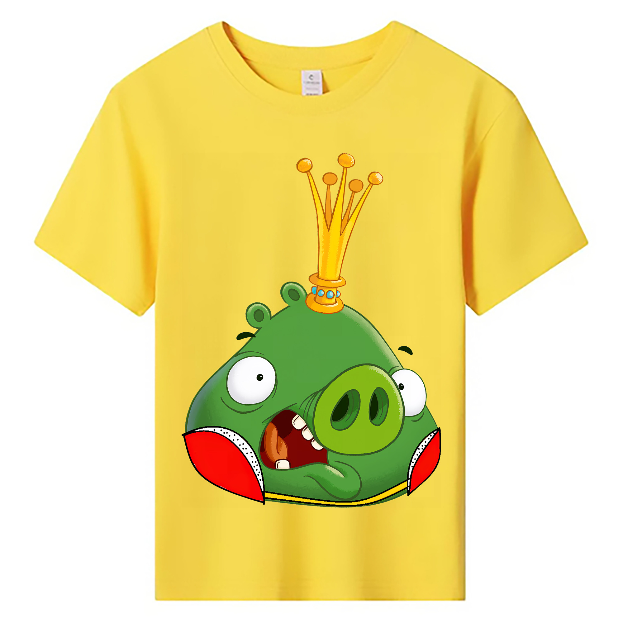 （画像用） Angry Birds アングリーバード 綿100％キッズTシャツ（フロントプリント）