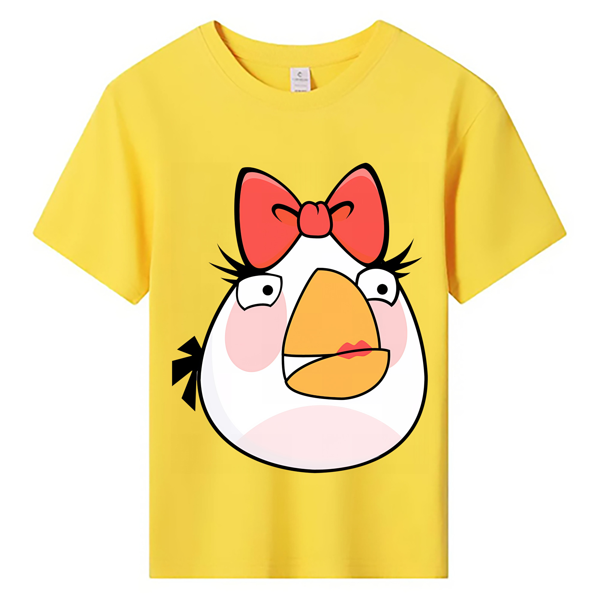 （画像用） Angry Birds アングリーバード 綿100％キッズTシャツ（フロントプリント）