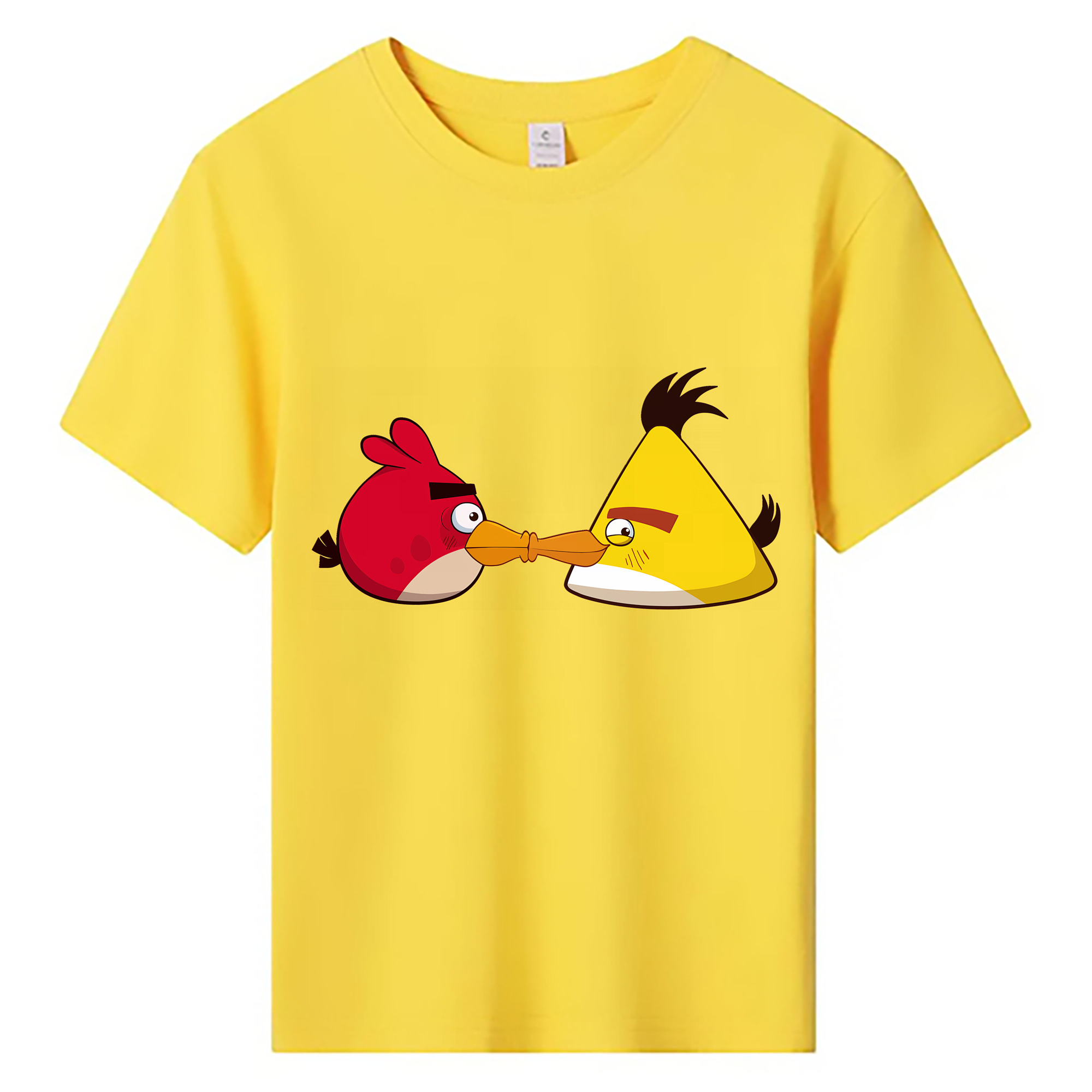 （画像用） Angry Birds アングリーバード 綿100％キッズTシャツ（フロントプリント）