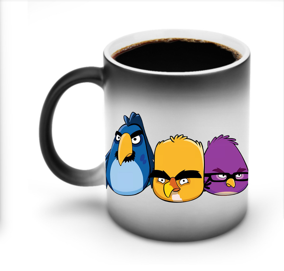（画像用） Angry Birds アングリーバード 温度変色マグカップ