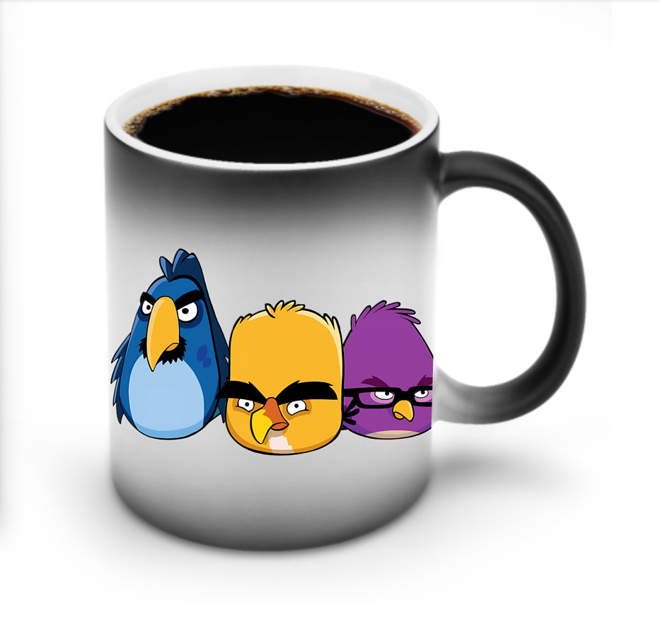 （画像用） Angry Birds アングリーバード 温度変色マグカップ