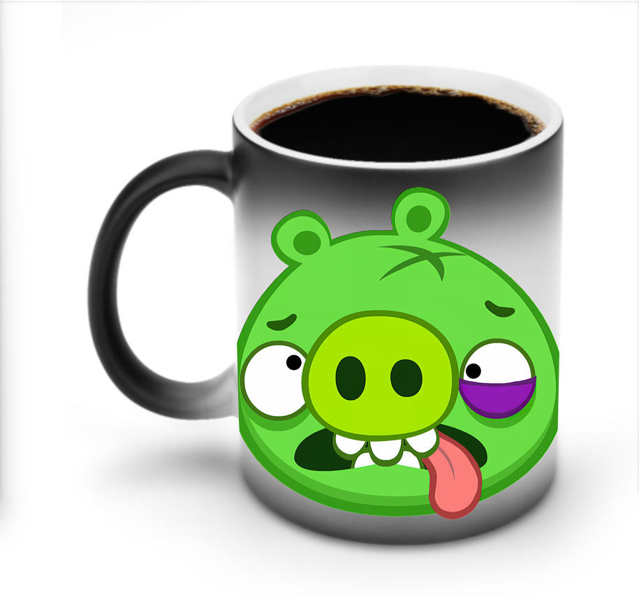 （画像用） Angry Birds アングリーバード 温度変色マグカップ