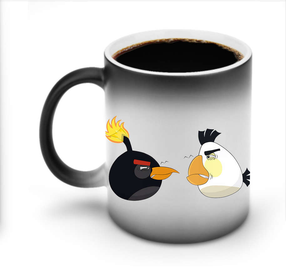 （画像用） Angry Birds アングリーバード 温度変色マグカップ