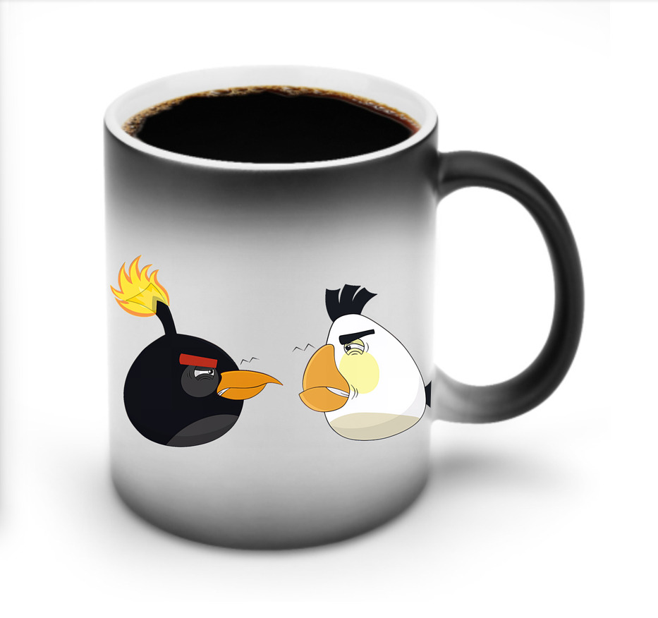 （画像用） Angry Birds アングリーバード 温度変色マグカップ