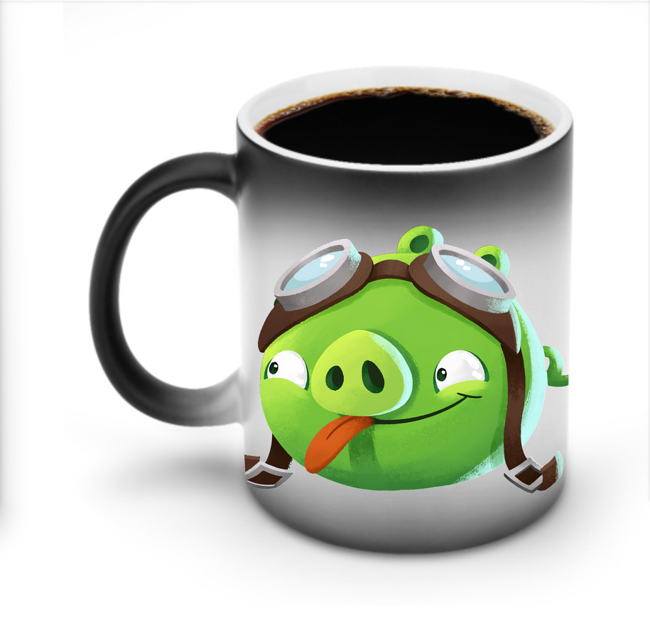 （画像用） Angry Birds アングリーバード 温度変色マグカップ