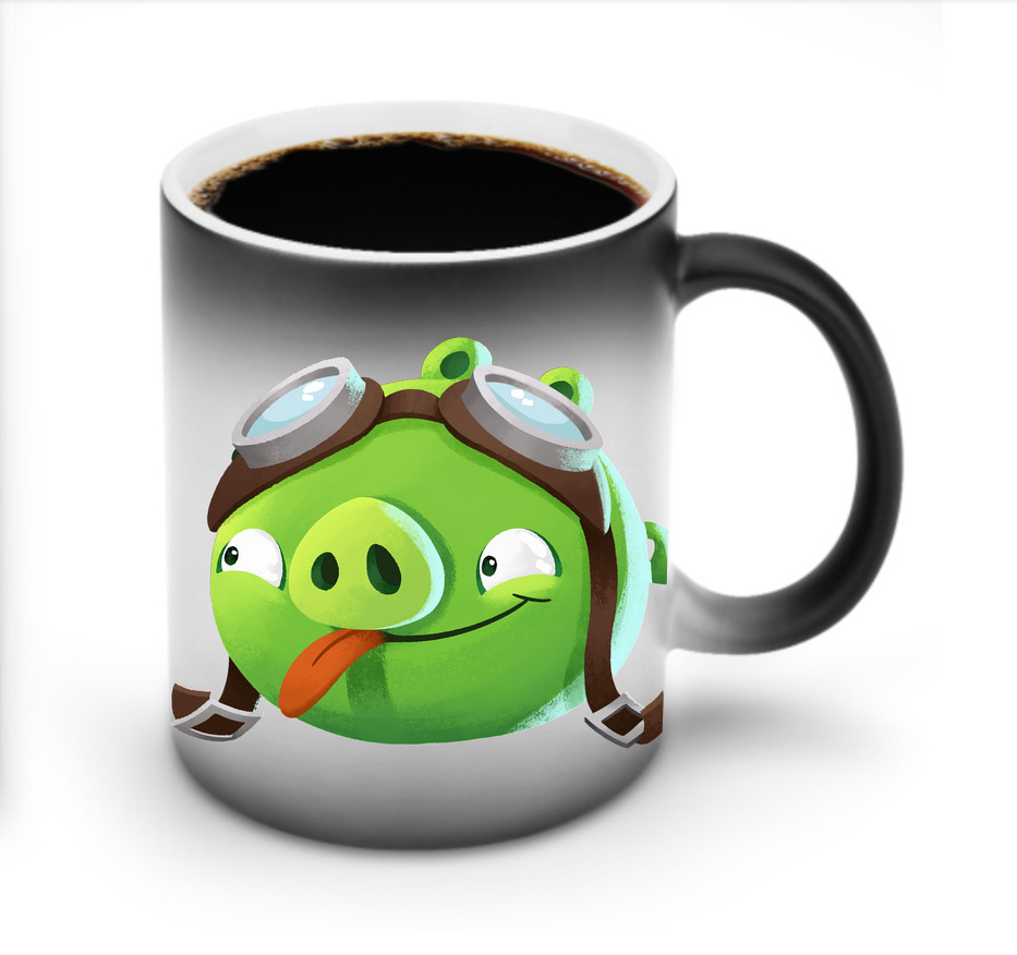 （画像用） Angry Birds アングリーバード 温度変色マグカップ