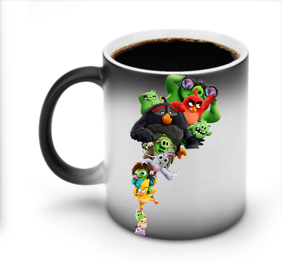 （画像用） Angry Birds アングリーバード 温度変色マグカップ