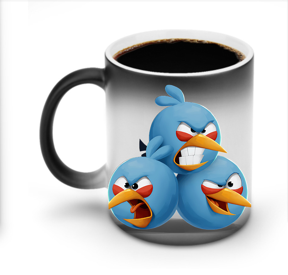 （画像用） Angry Birds アングリーバード 温度変色マグカップ