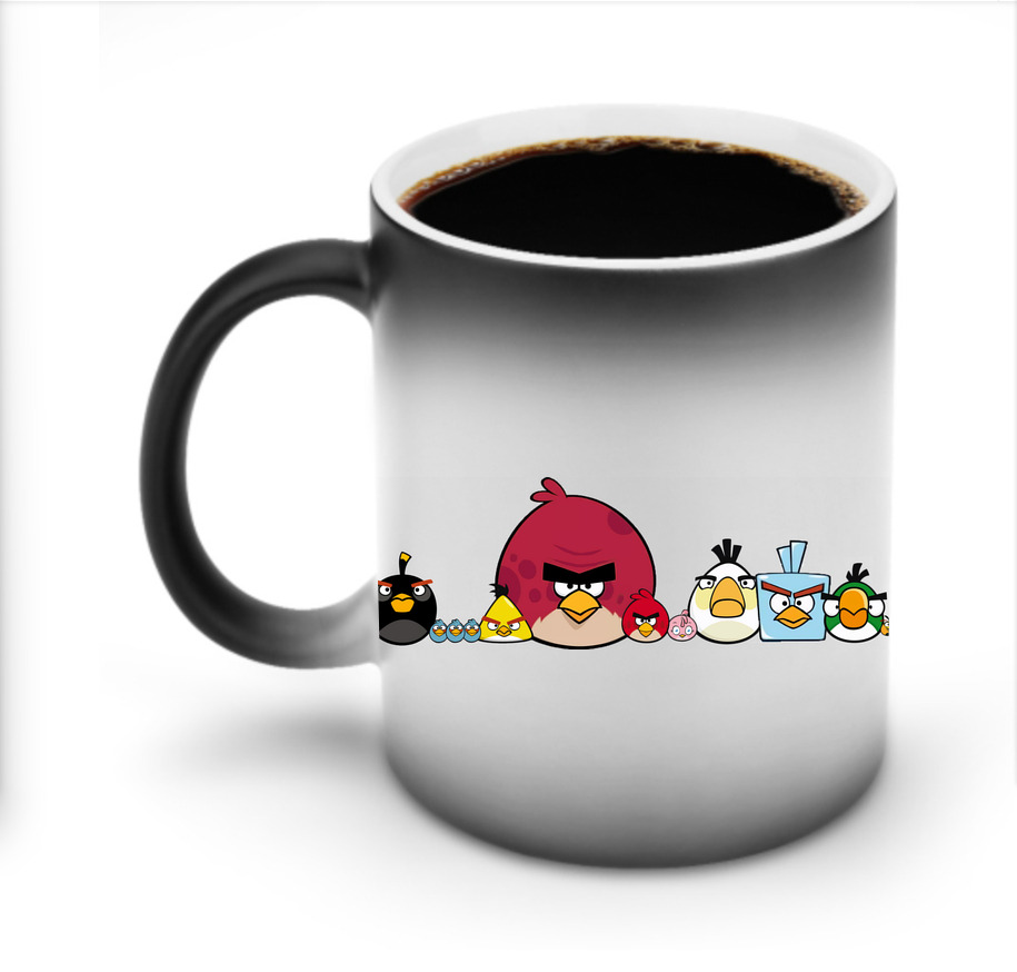 （画像用） Angry Birds アングリーバード 温度変色マグカップ
