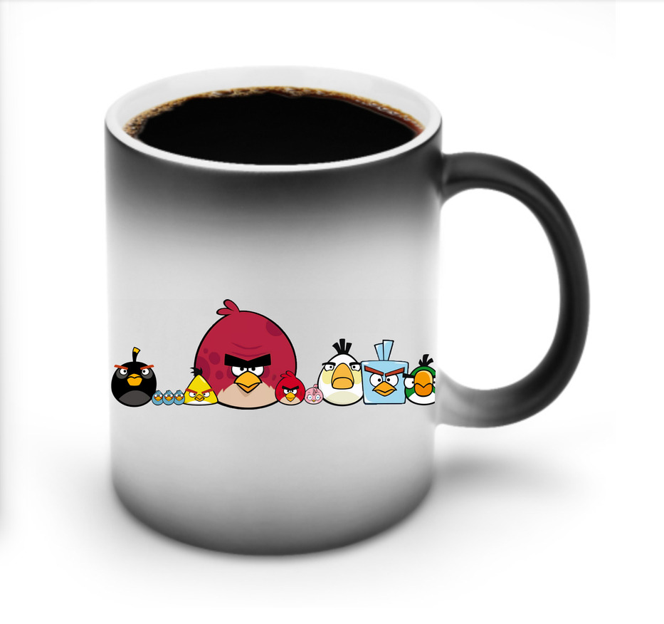 （画像用） Angry Birds アングリーバード 温度変色マグカップ