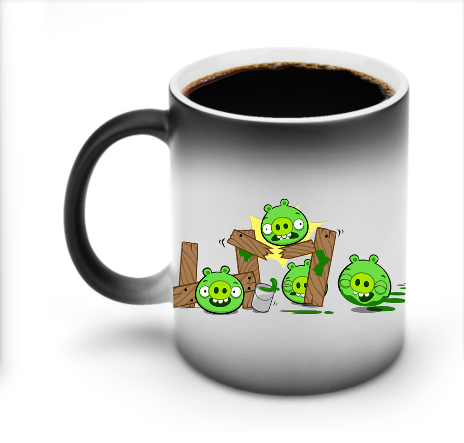 （画像用） Angry Birds アングリーバード 温度変色マグカップ