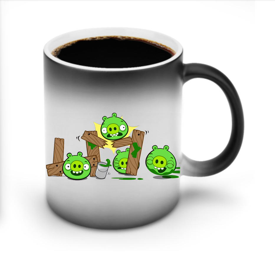 （画像用） Angry Birds アングリーバード 温度変色マグカップ