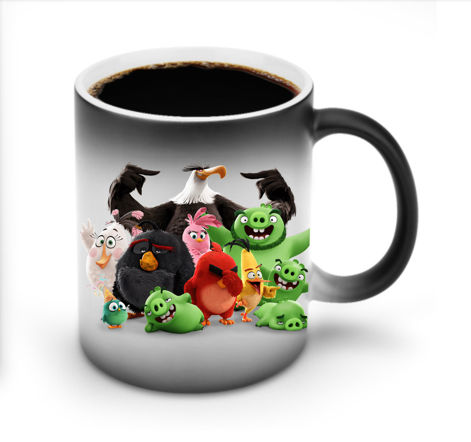 （画像用） Angry Birds アングリーバード 温度変色マグカップ
