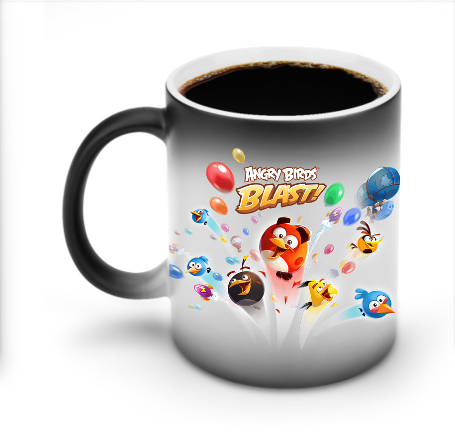 （画像用） Angry Birds アングリーバード 温度変色マグカップ
