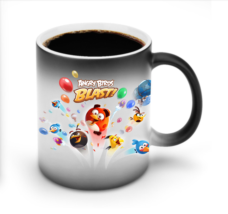 （画像用） Angry Birds アングリーバード 温度変色マグカップ