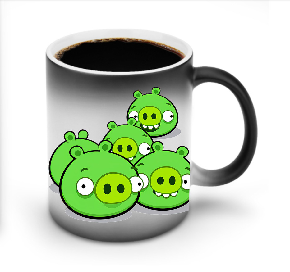 （画像用） Angry Birds アングリーバード 温度変色マグカップ