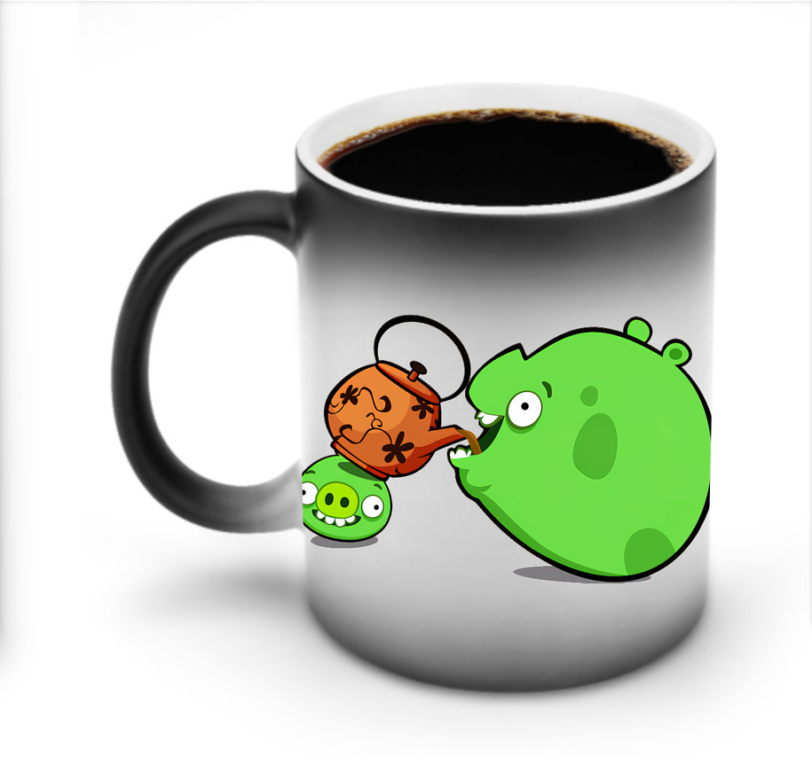 （画像用） Angry Birds アングリーバード 温度変色マグカップ