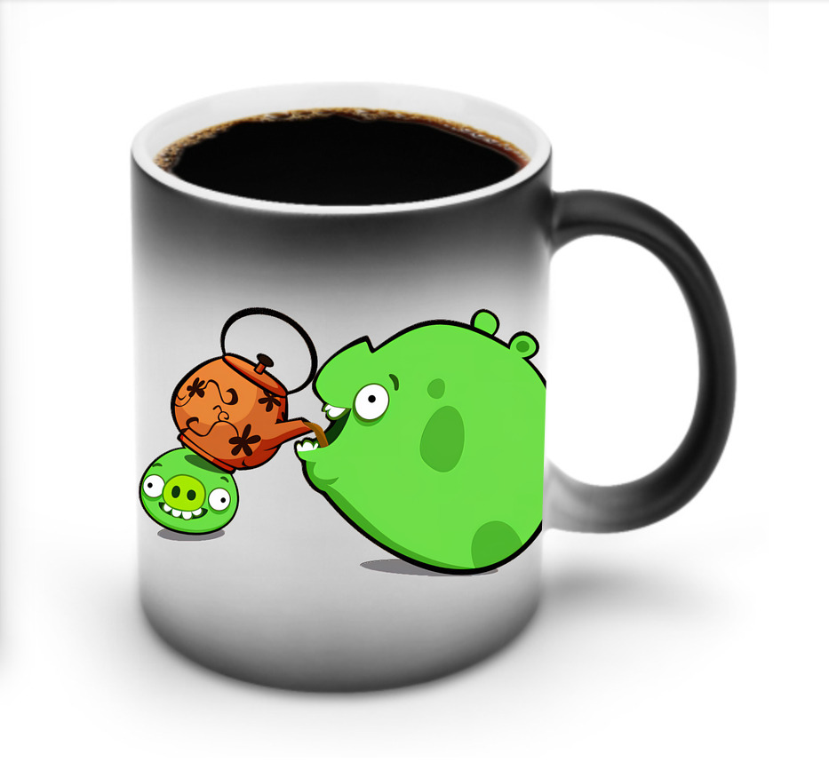 （画像用） Angry Birds アングリーバード 温度変色マグカップ