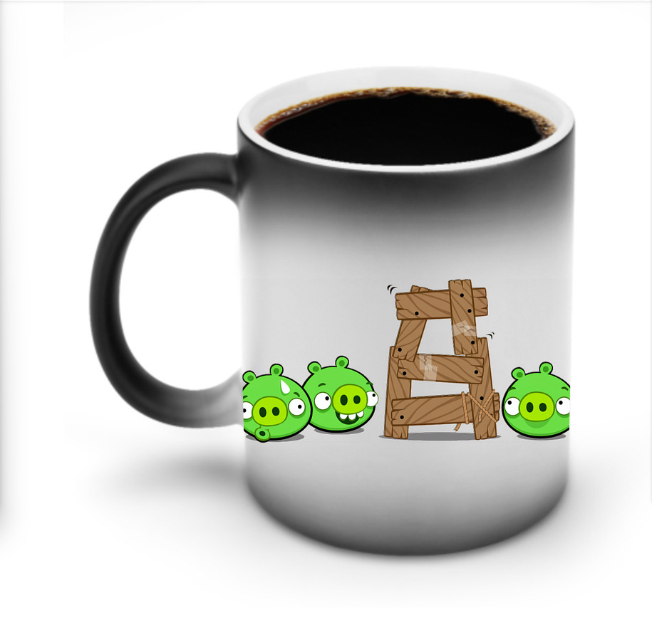 （画像用） Angry Birds アングリーバード 温度変色マグカップ