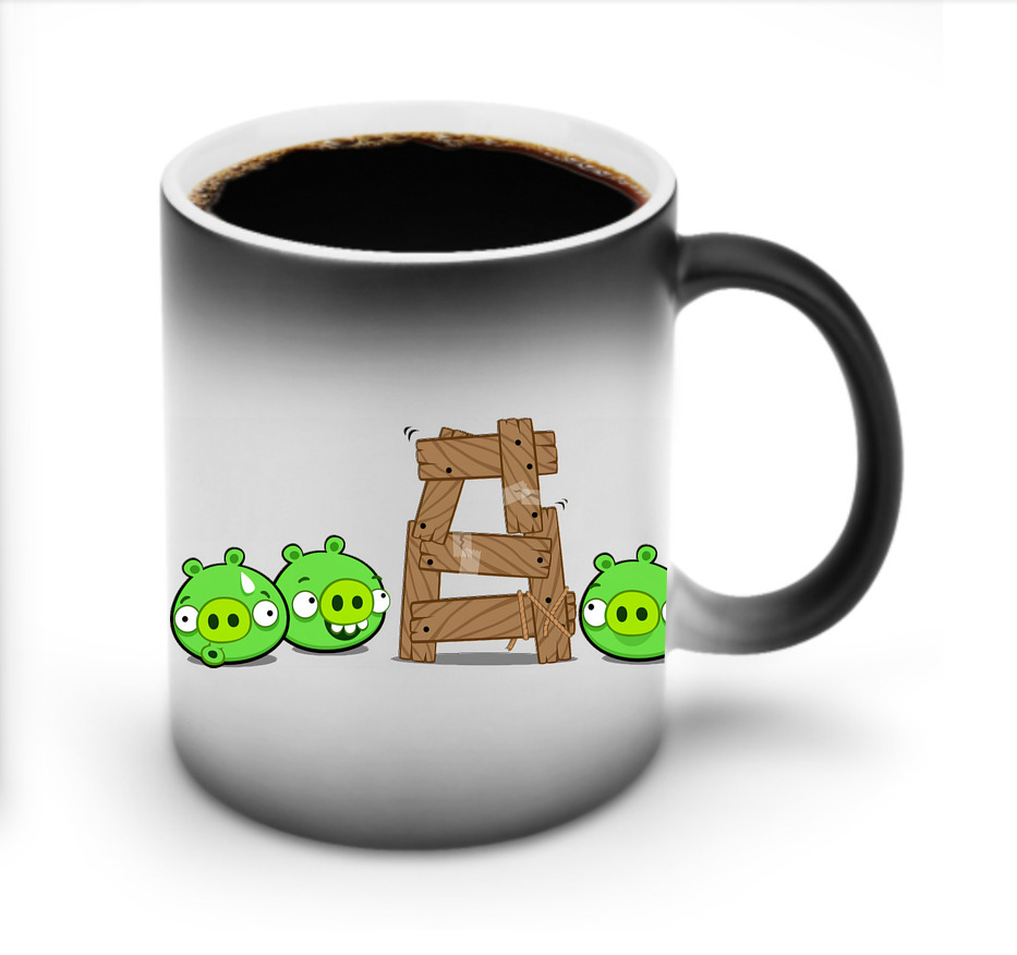 （画像用） Angry Birds アングリーバード 温度変色マグカップ