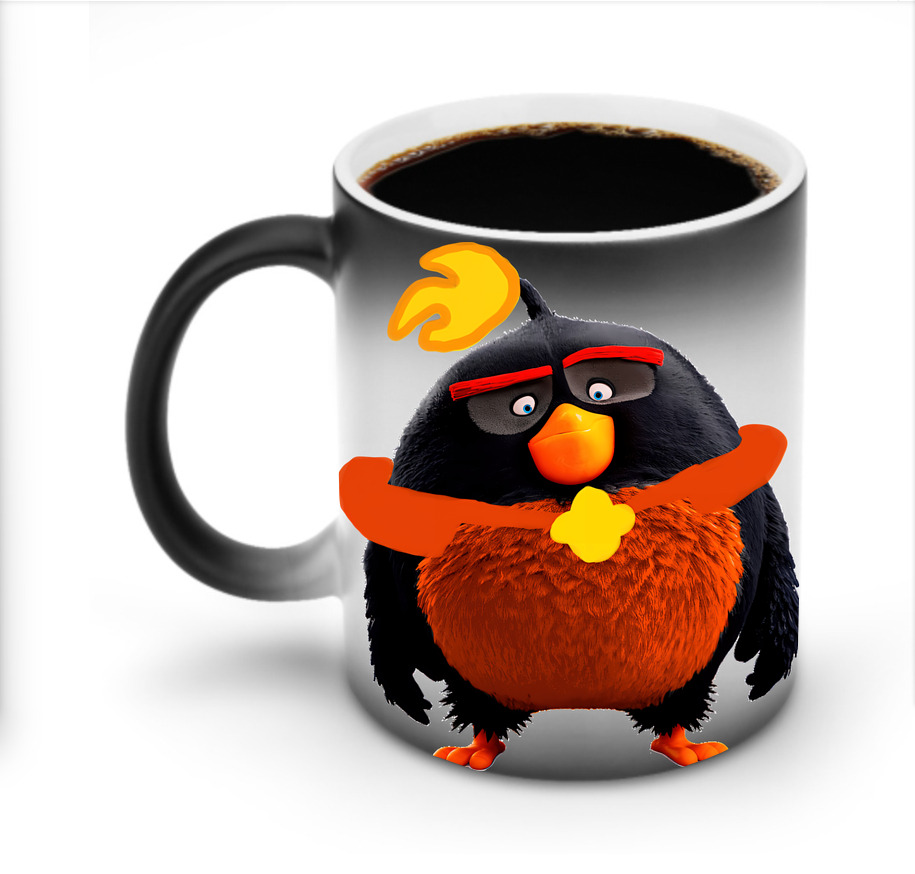 （画像用） Angry Birds アングリーバード 温度変色マグカップ
